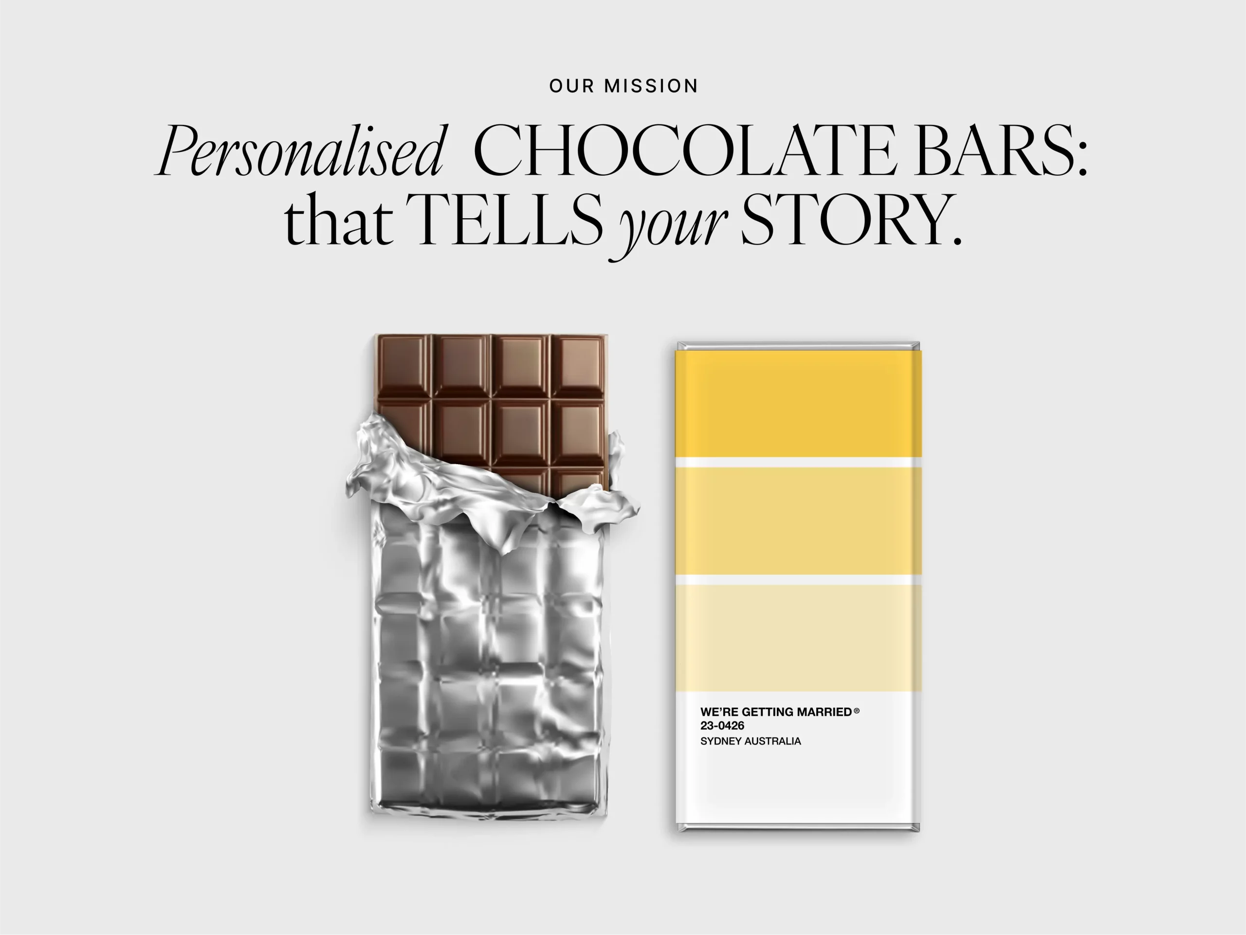 Barilliant Personalised Chocolate Bars Tell Your Story