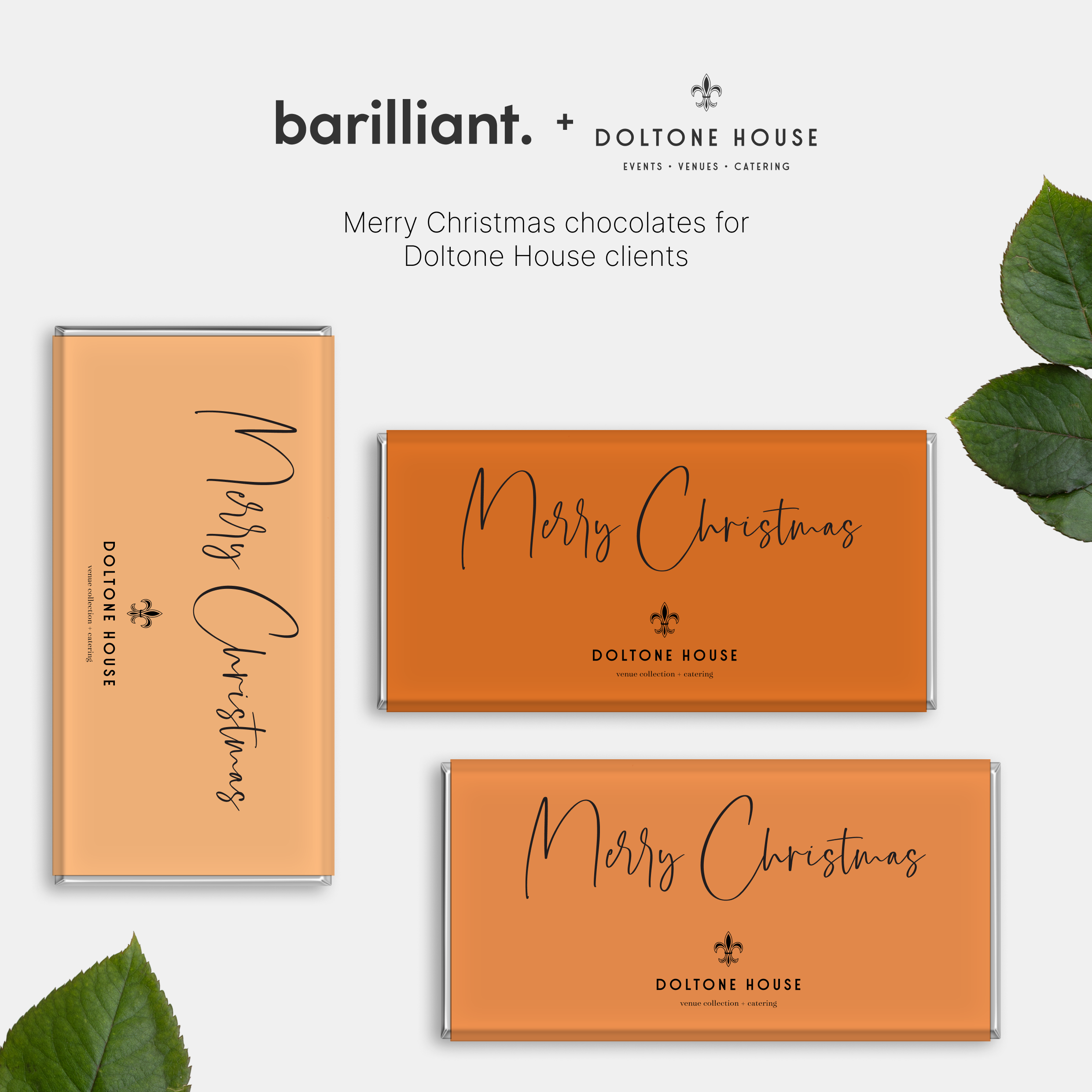 Doltone House & Barilliant Chocolate Bars