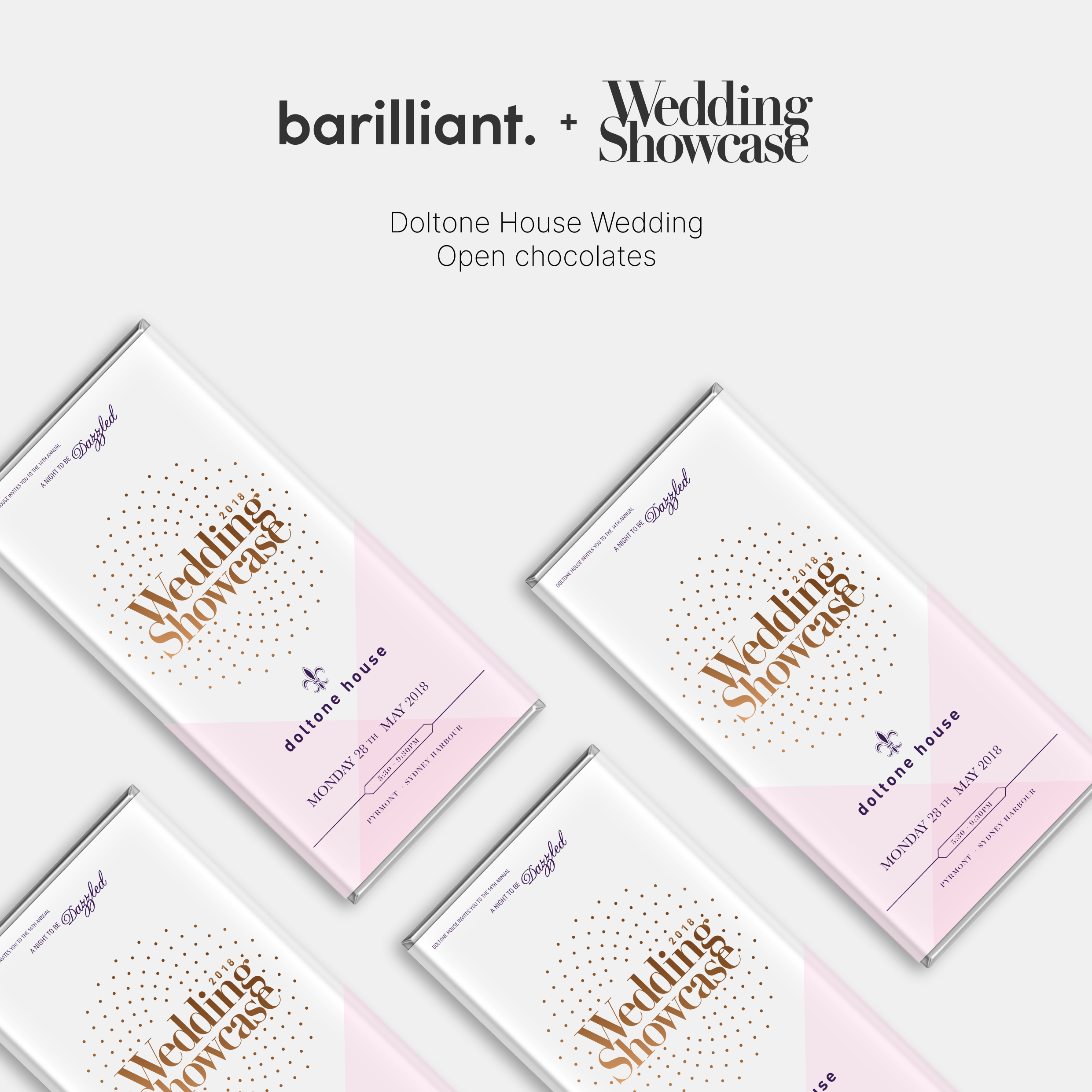 Doltone House & Barilliant Chocolate Bars