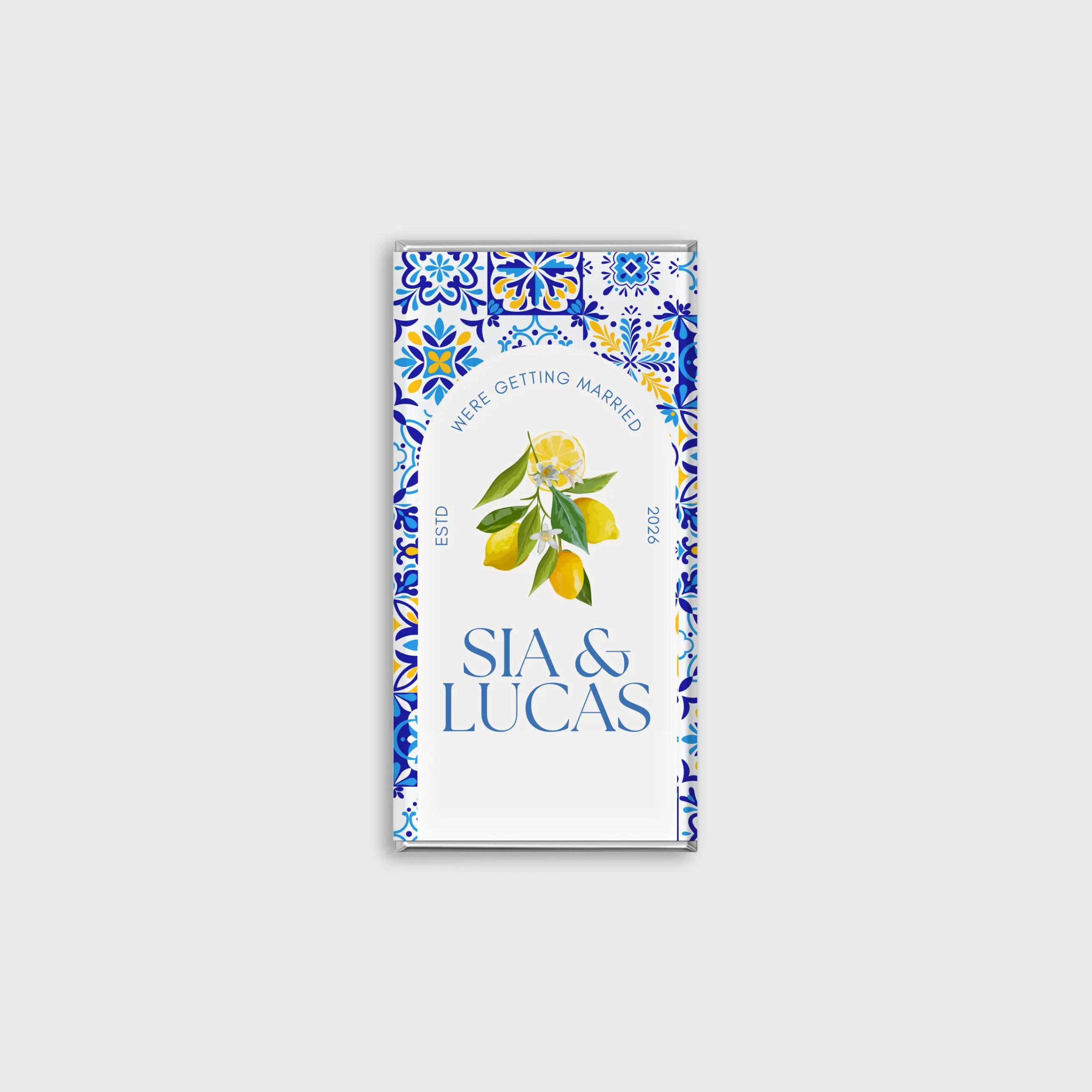 Barilliant Amarfi Personalised Chocolate Bar