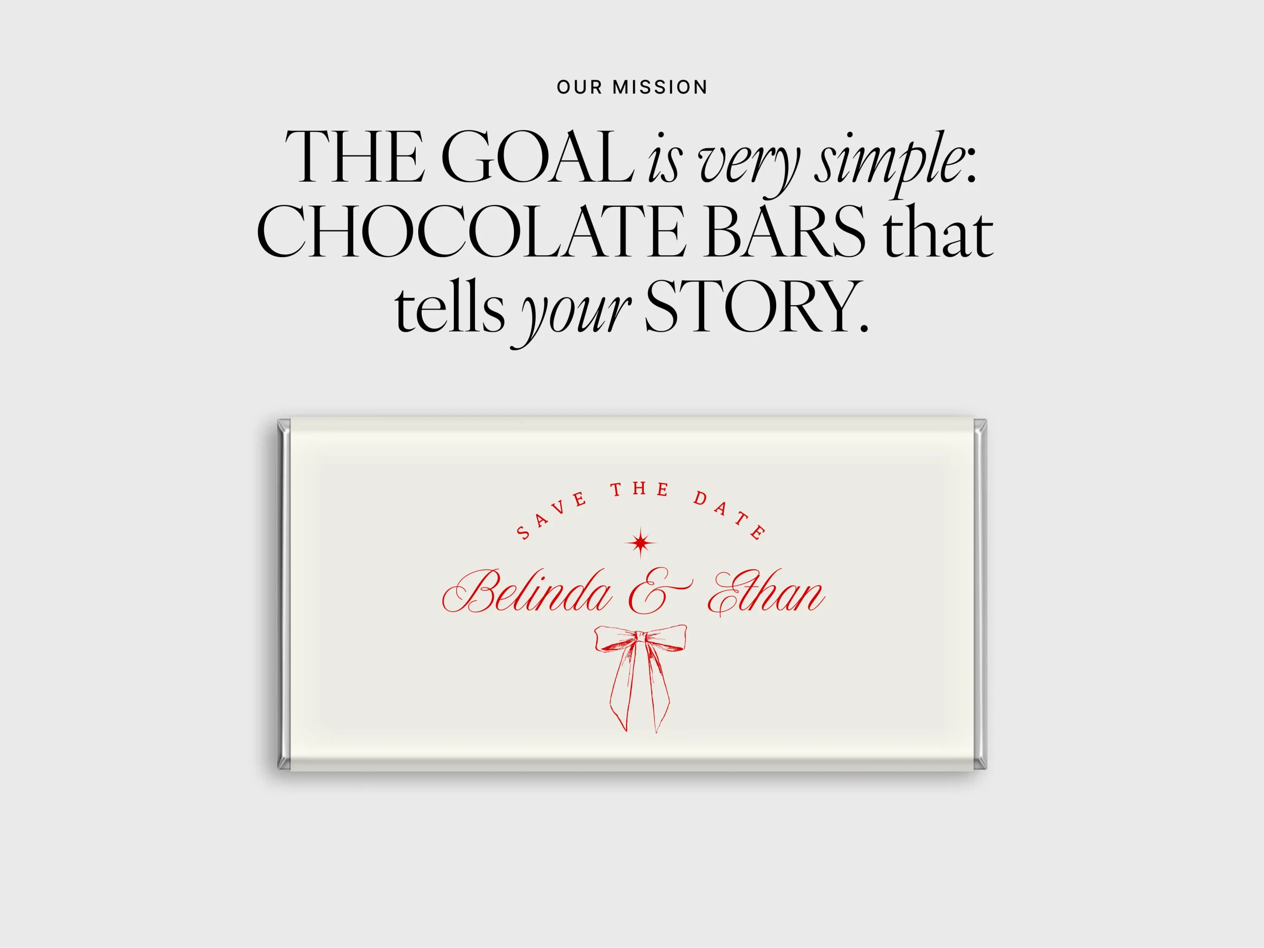 Barilliant Difference Personalised Chocolate Bars