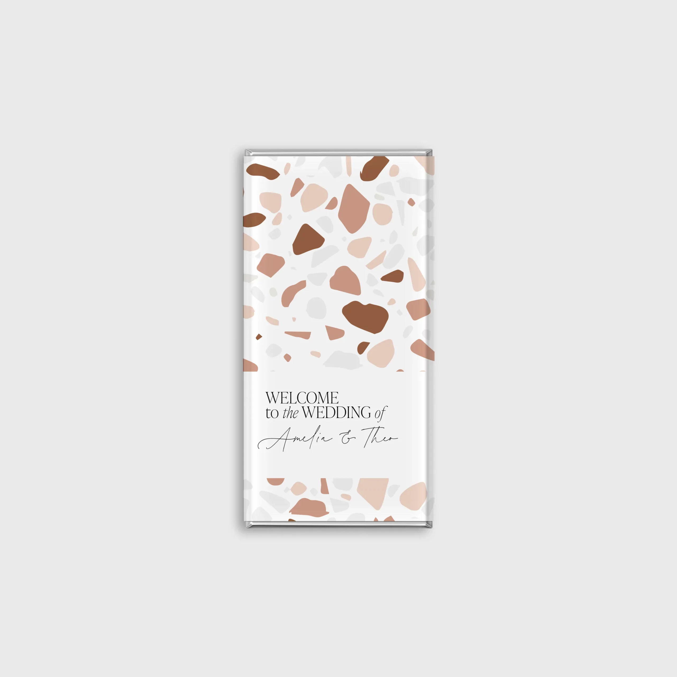 Barilliant Personalised Chocolate Bar Terrazzo