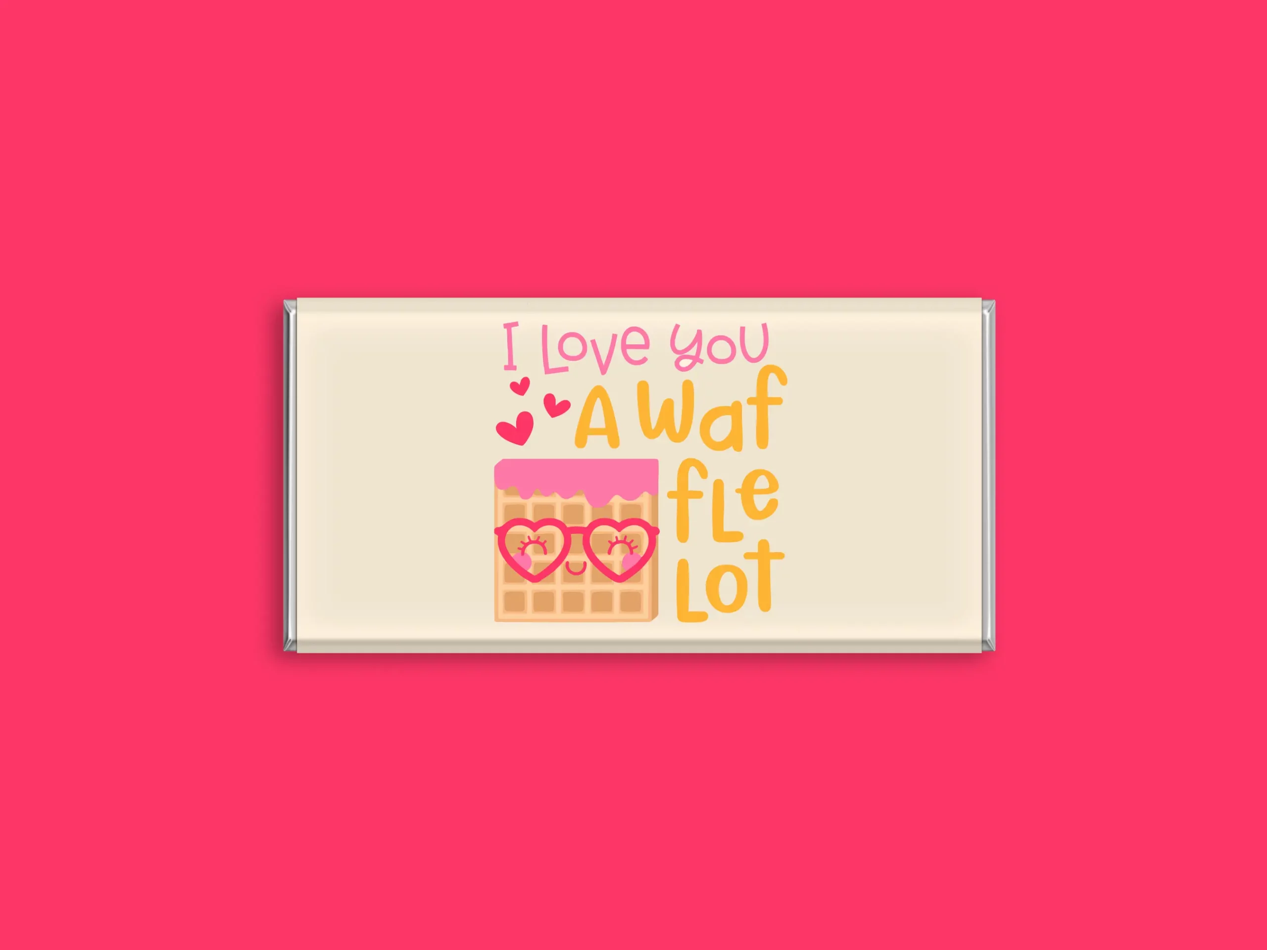 Barilliant Personalised Valentines Day Milk Chocolate Bar 1