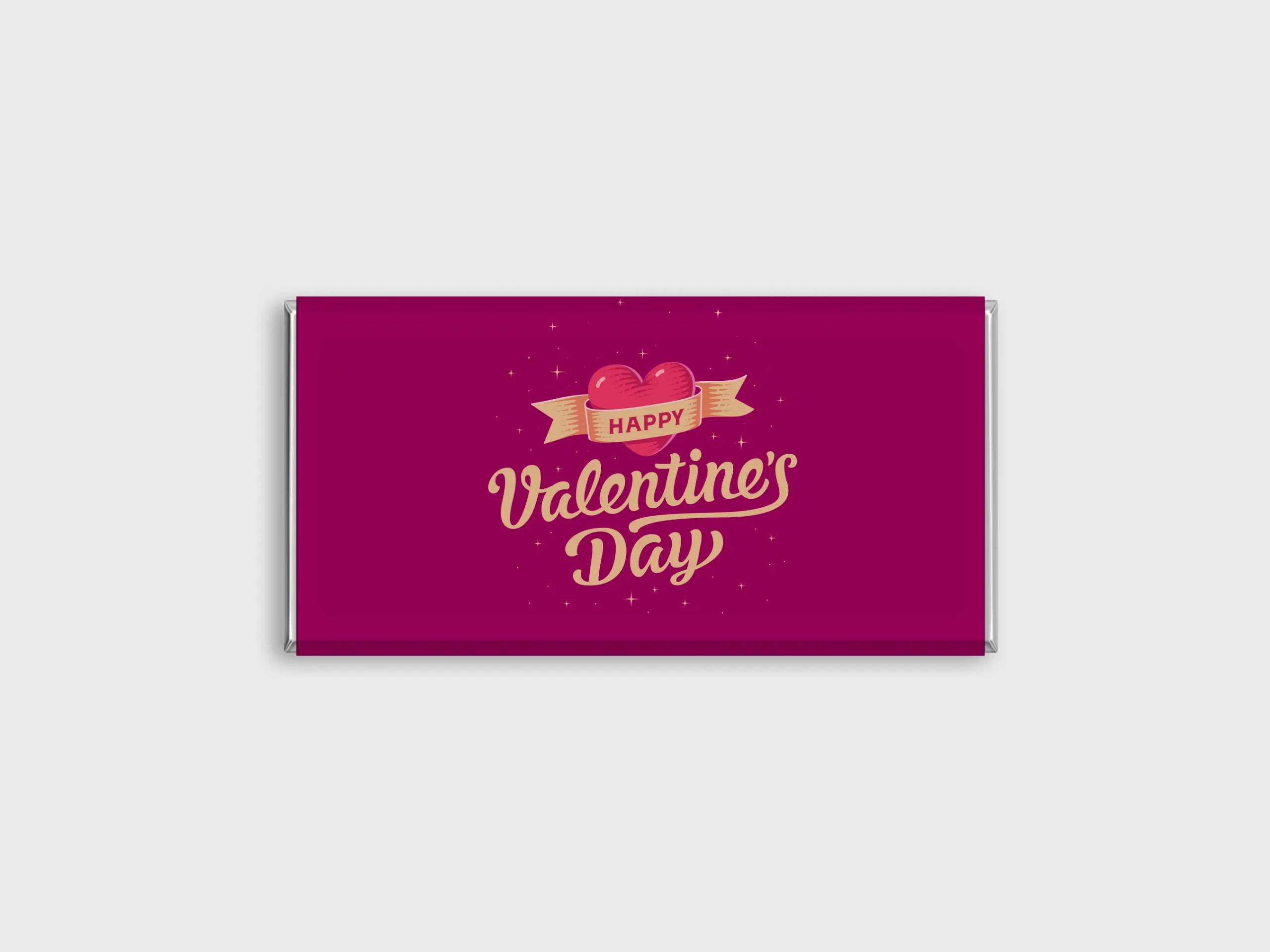 Barilliant Personalised Valentines Day Milk Chocolate Bar