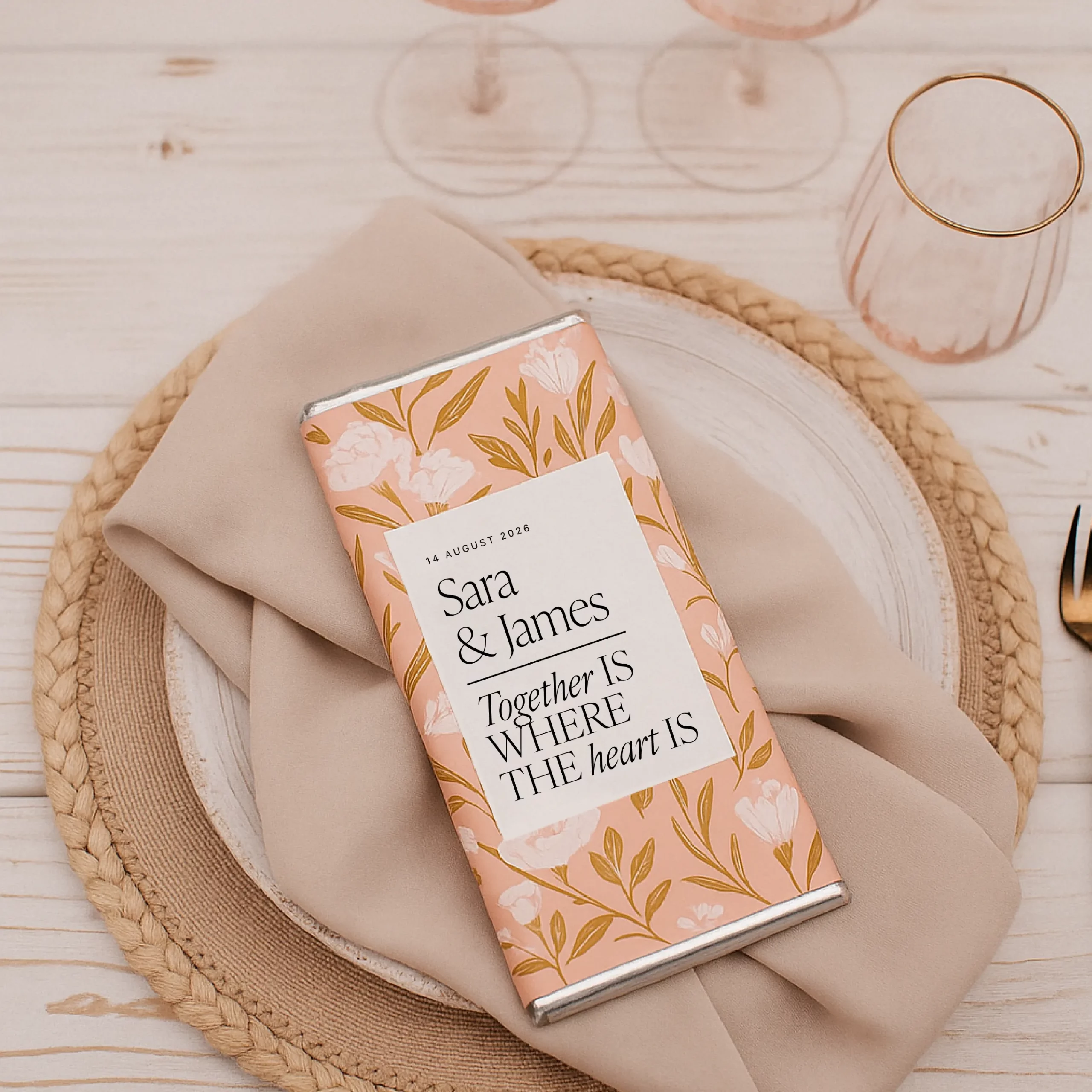 Barilliant Boho Personalised Chocolates Bar