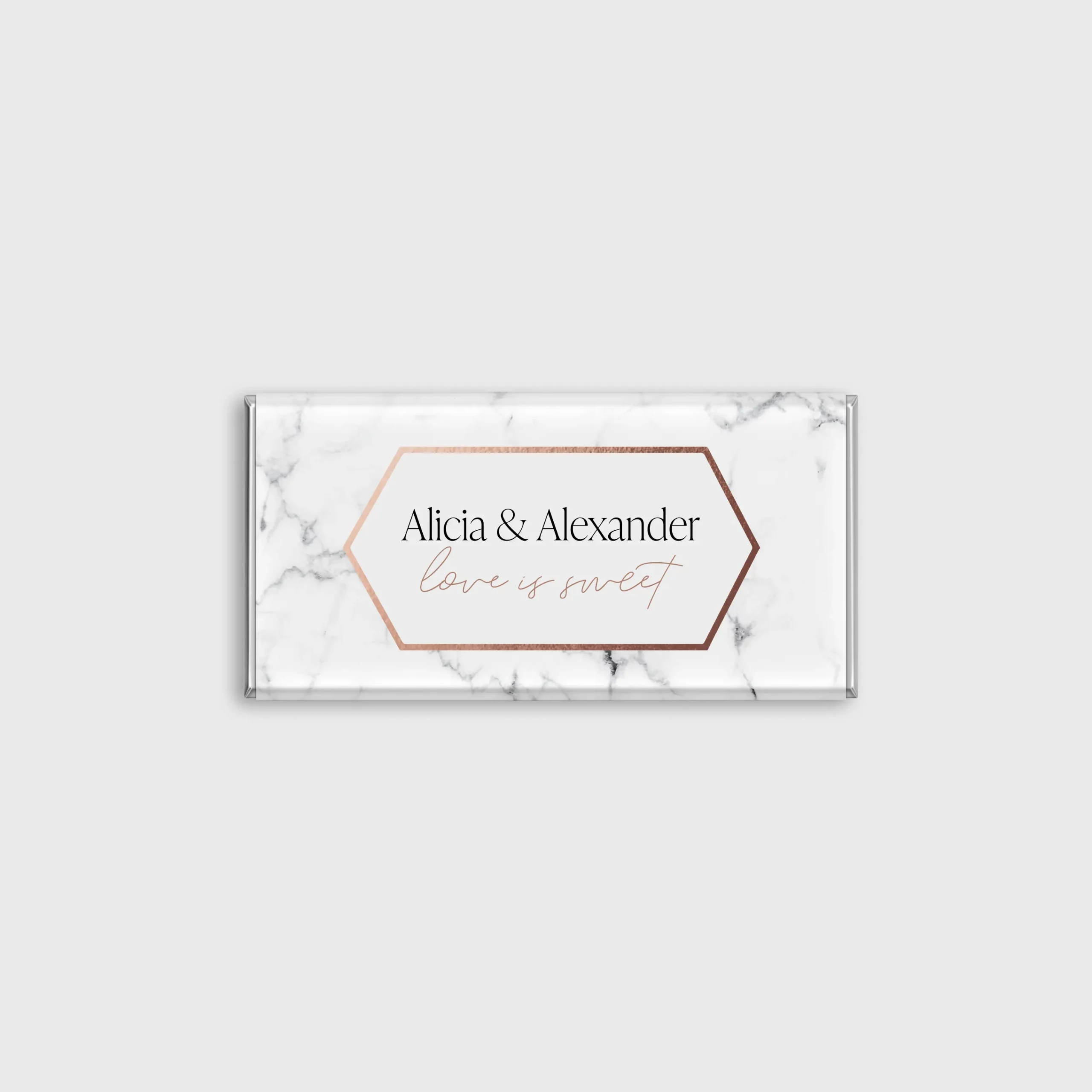 Barilliant Marble Personalised Chocolate Bar