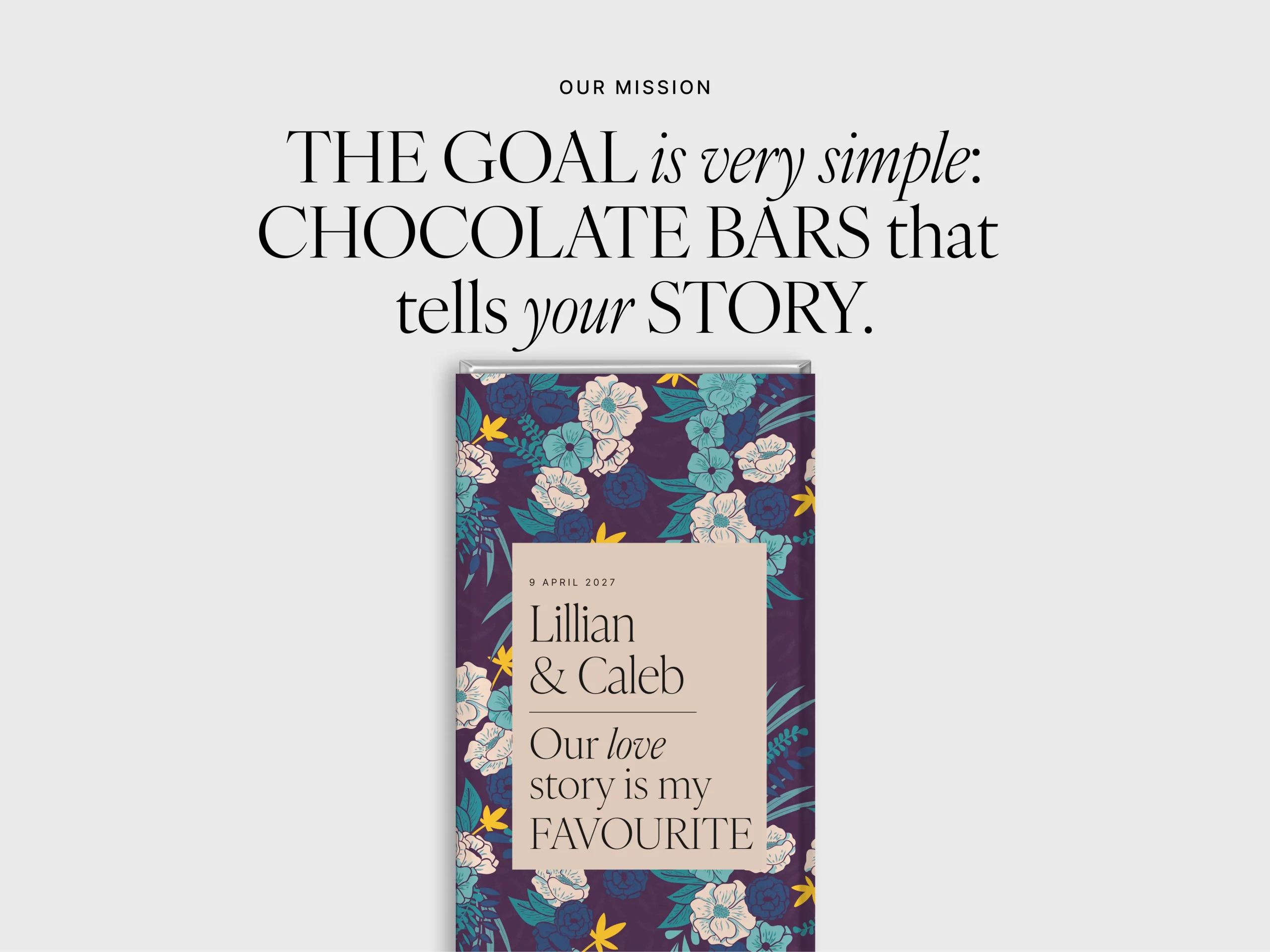 Barilliant Personalised Chocolate Bars Are The Best