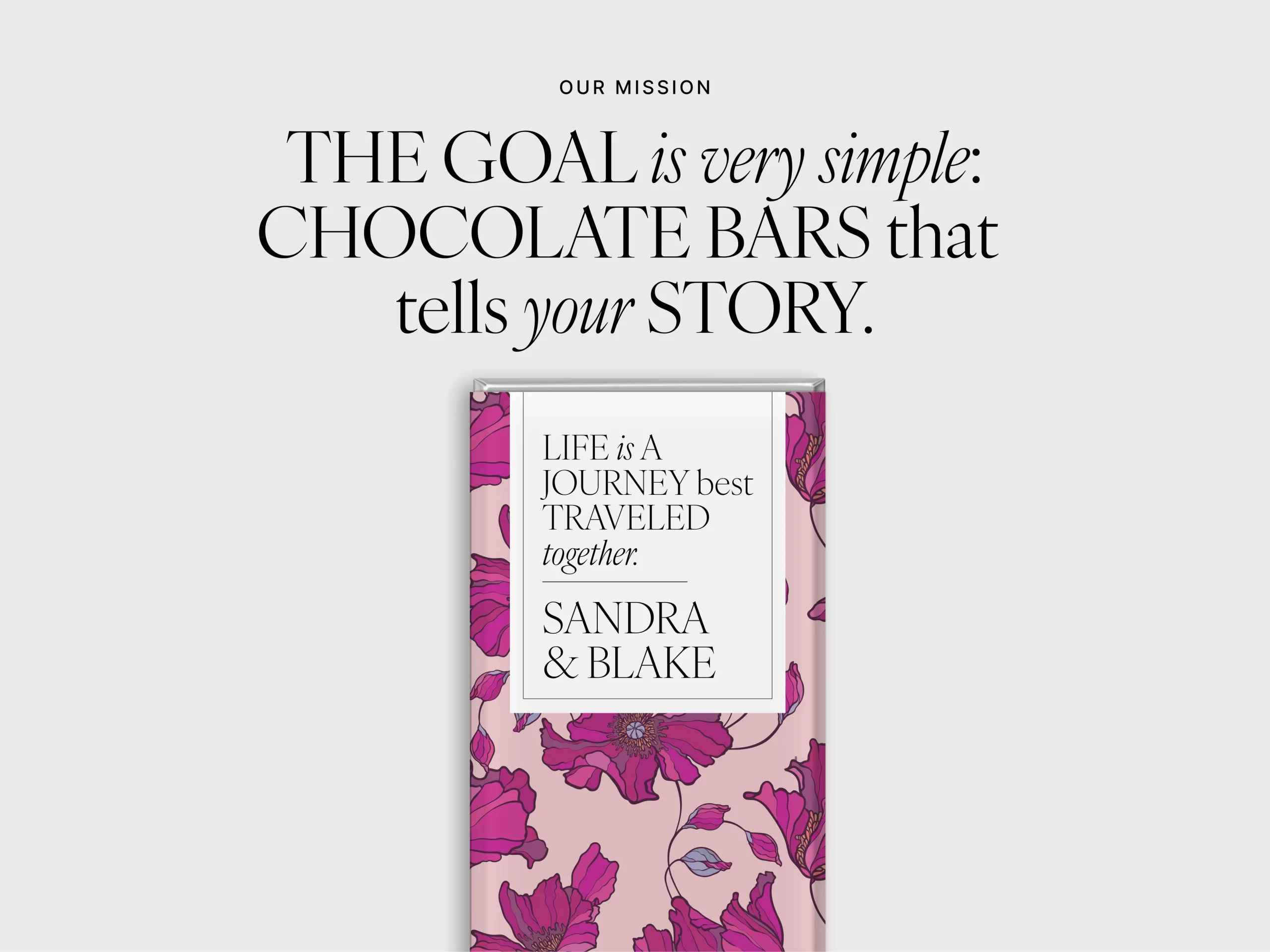 Barilliant Personalised Chocolate Bars Are The Best