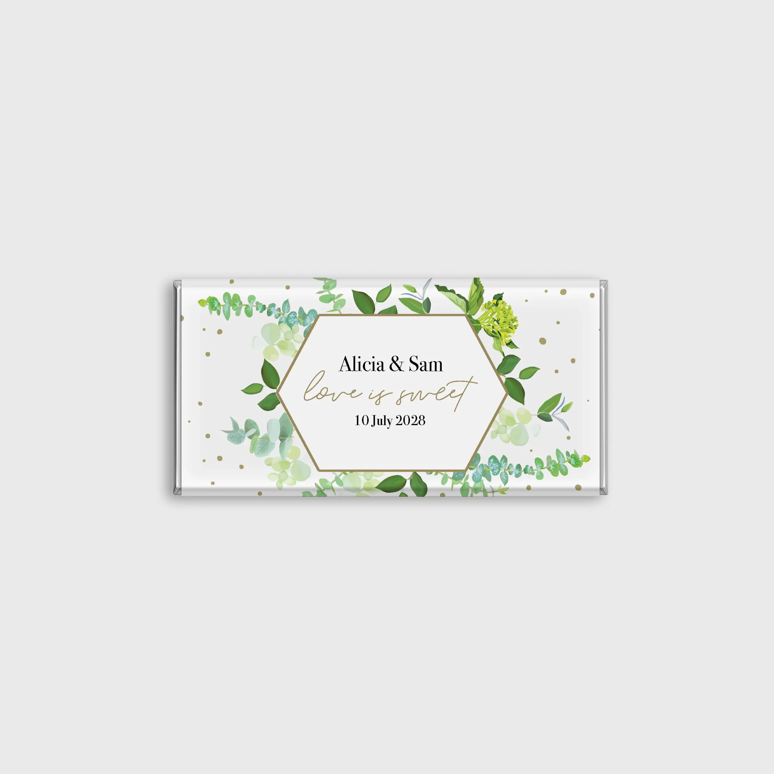 Barilliant Wreath Personalised Chocolate Bar