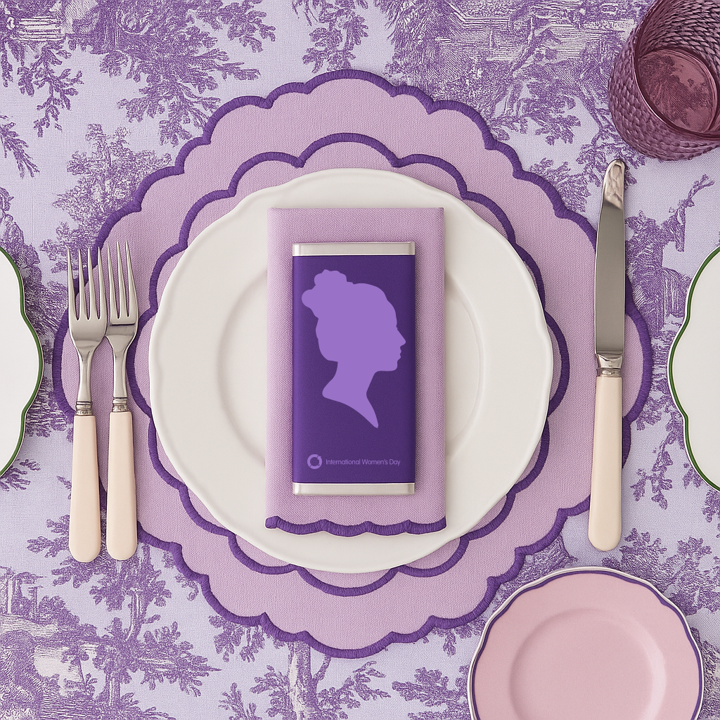 Personalised Chocolate Bar Purple International Womens Day