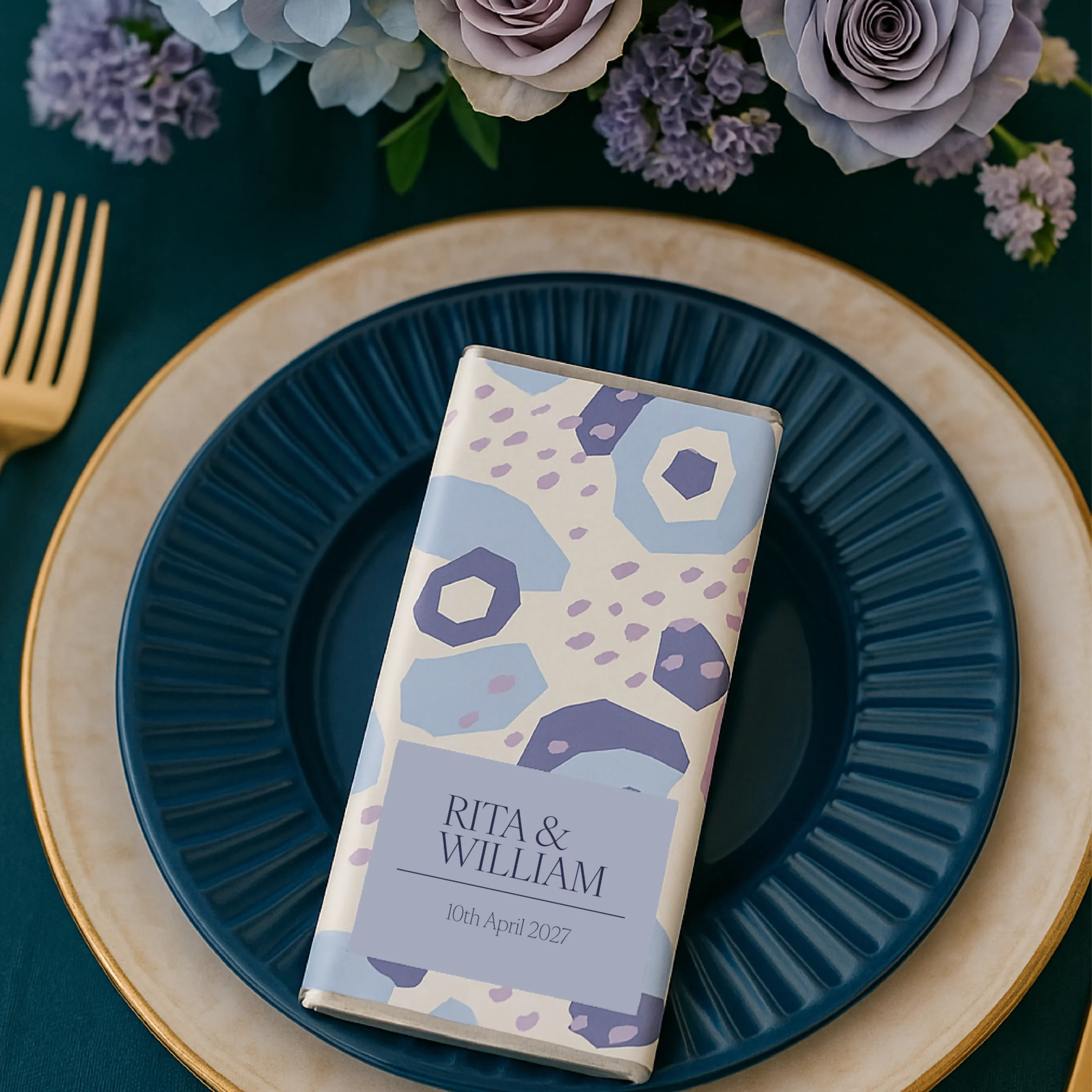 Abstract Barilliant Personalised Chocolate Bar