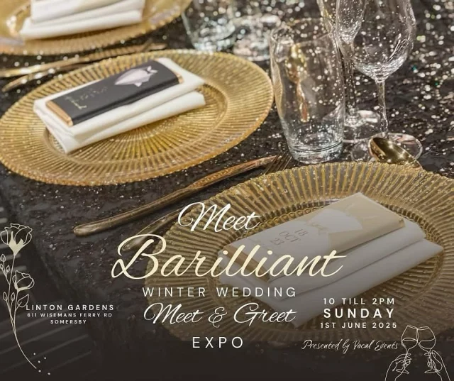 Barilliant is Bringing the Sweetness to the Winter Wedding Meet & Greet Expo presented by @vocaleventsparties 

Weddings + chocolate = the ultimate love story!
We’re so excited to be part of the Winter Wedding Meet & Greet Expo at @linton_gardens today Sunday, 1st June 2025 - and we’re bringing all the sweet vibes with us!

Barilliant creates personalised, Australian-made chocolate bars that tell your love story in the most delicious way. From the “She said Yes!” to “I do,” our personalised chocolates double as stylish bonbonniere and custom place cards matched to your invites, colour palette, or theme.

Come say hi, and see how Barilliant can add a sweet touch to your big day.

Sunday, 1st June 2025
Linton Gardens, Somersby
Entry is FREE!

#weddingfavourideas #weddingfavourideas #barilliant #luxeweddingdetails #centralcoastwedding #customweddingfavors #australianweddings #weddingstyling #bridetobe #modernweddinginspo #somersby #personalisedchocolatebars #weddings #winterwedding #bonbonniere #vocaleventsparties #brideguide #centralcoast #lintongardens